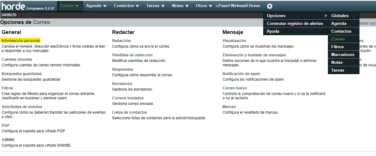 Informacion Personal