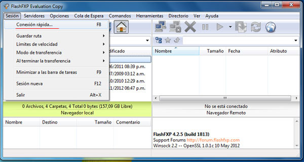 conexion segura utilizando flashfxp conexion segura utilizando flashfxp