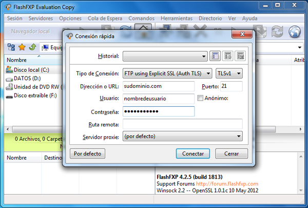 ftp seguro con fxp ftp seguro con fxp